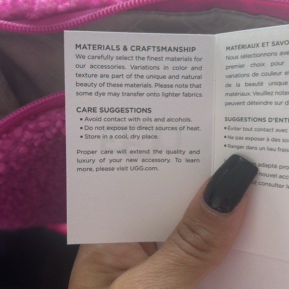 UGG pink fuzzy backpack - Picture 11 of 11